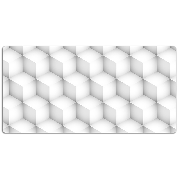 PVC Schreibtischmatte Würfel