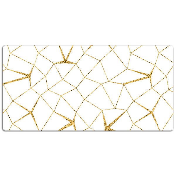 Schreibtisch Unterlegmatte Goldenes Mosaik