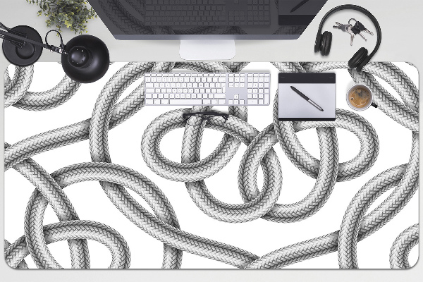 PVC Schreibtischmatte Tangled-Kabel