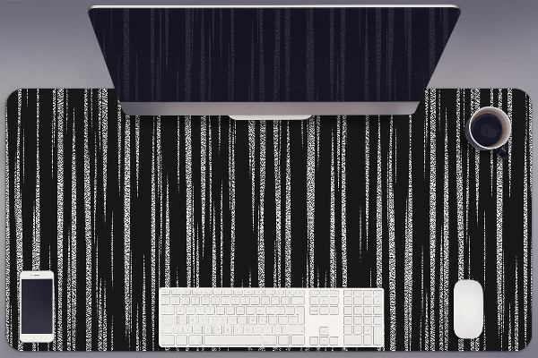 Büro-Schreibtischmatte Schwarzes Design