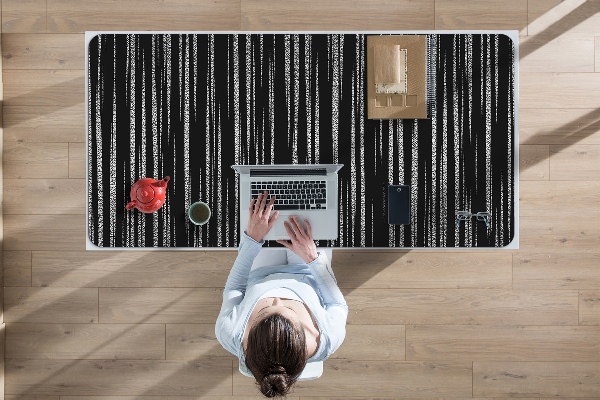 Büro-Schreibtischmatte Schwarzes Design