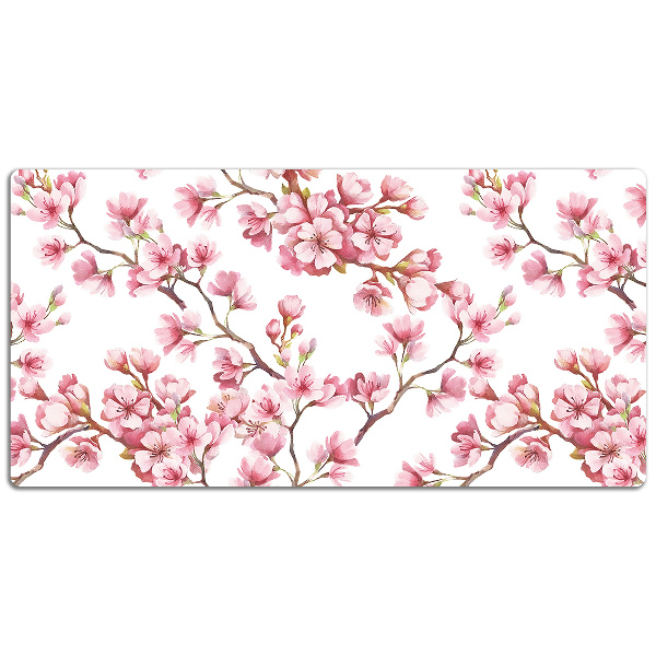 Büro-Schreibtischmatte Kirschblüten