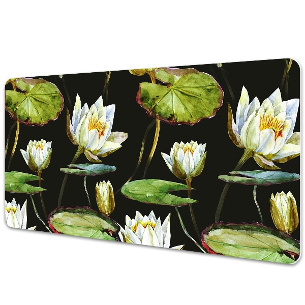 PVC Schreibtischmatte Lotus-Blumen