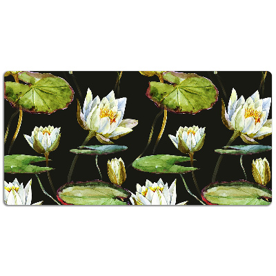 PVC Schreibtischmatte Lotus-Blumen