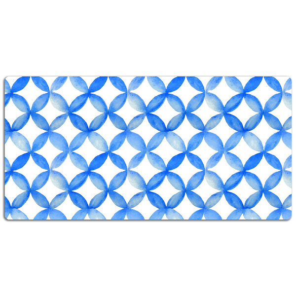 PVC Schreibtischmatte Blaue Kreise