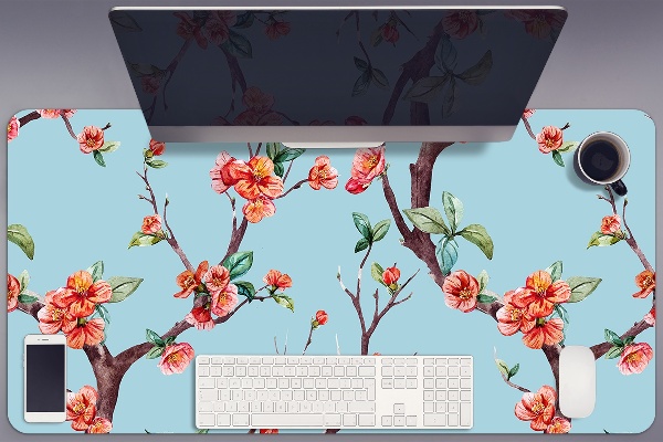 Büro-Schreibtischmatte Blühender Baum