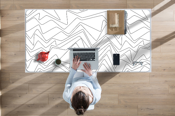 Büro-Schreibtischmatte Unregelmäßige Linien