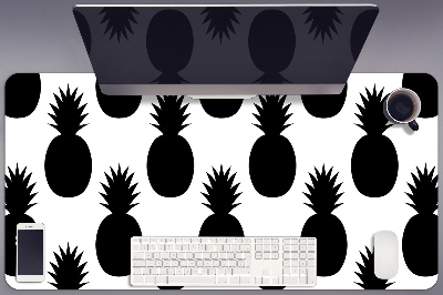 PVC Schreibtischmatte Schwarze Ananas