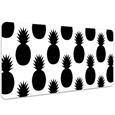 PVC Schreibtischmatte Schwarze Ananas