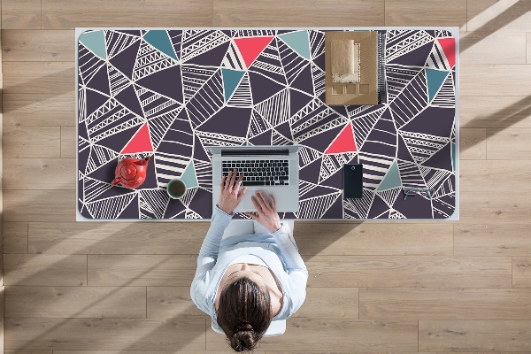 Büro-Schreibtischmatte Doodle-Muster