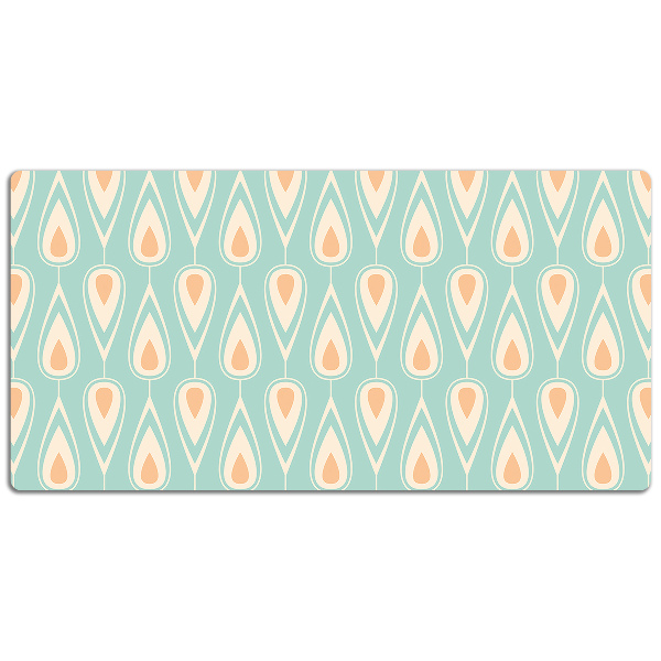 PVC Schreibtischmatte Retro-Muster