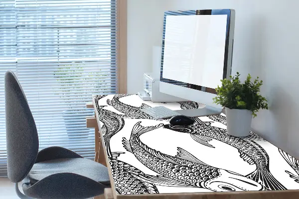 Schreibtisch Unterlegmatte Koifisch