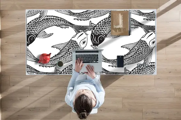 Schreibtisch Unterlegmatte Koifisch