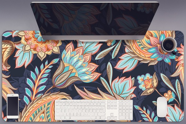 Schreibtisch Unterlegmatte Paisley