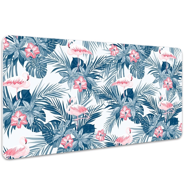 Schreibtischunterlage Flamingos und Flecken