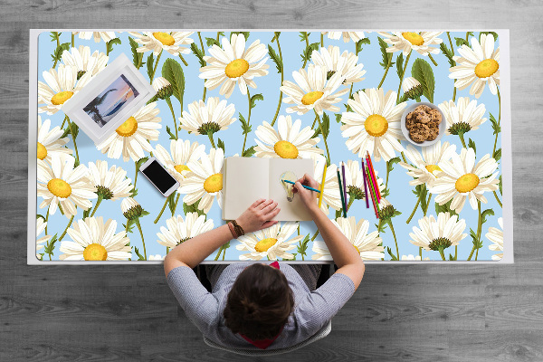 Schreibtischunterlage Kamillenblumen