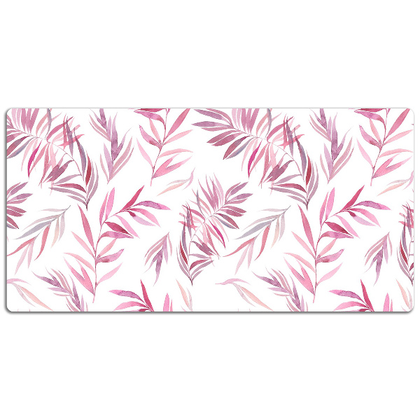 PVC Schreibtischmatte Rosa Blätter