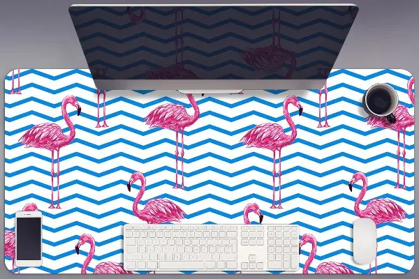 Schreibtisch Unterlegmatte Flamingos