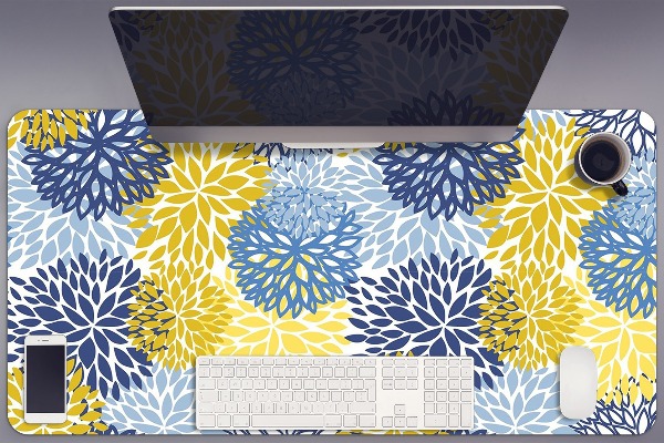Schreibtisch Unterlegmatte Chrysantheme-Blumen