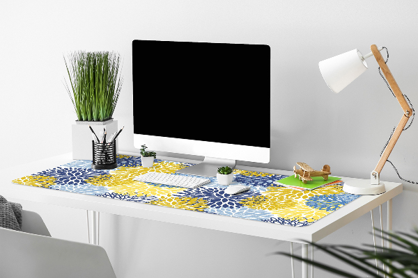 Schreibtisch Unterlegmatte Chrysantheme-Blumen