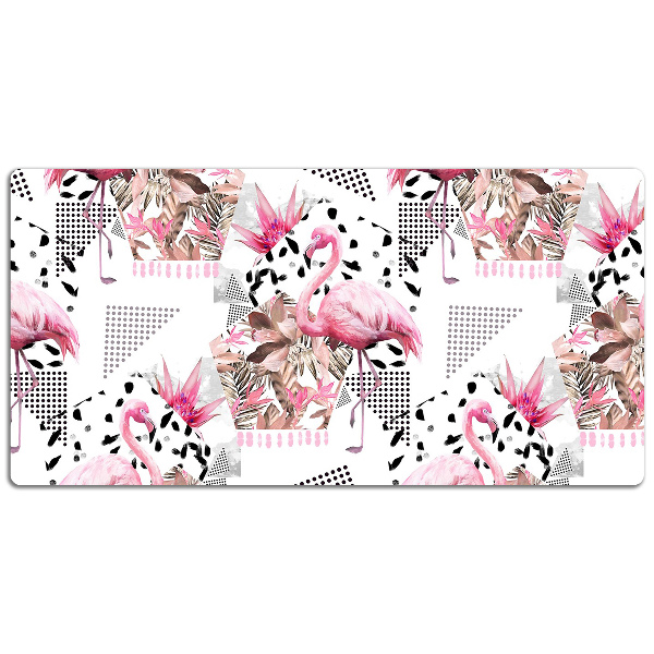 PVC Schreibtischmatte Flamingos