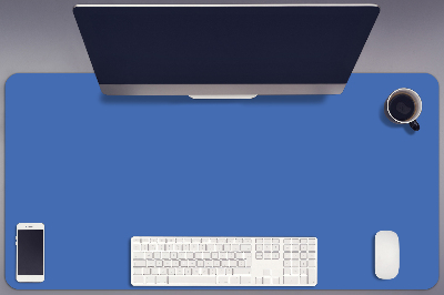 PVC Schreibtischmatte Dunkel azure.