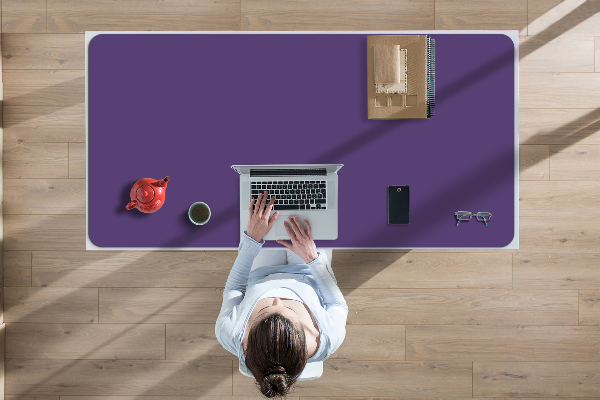 Büro-Schreibtischmatte Violett