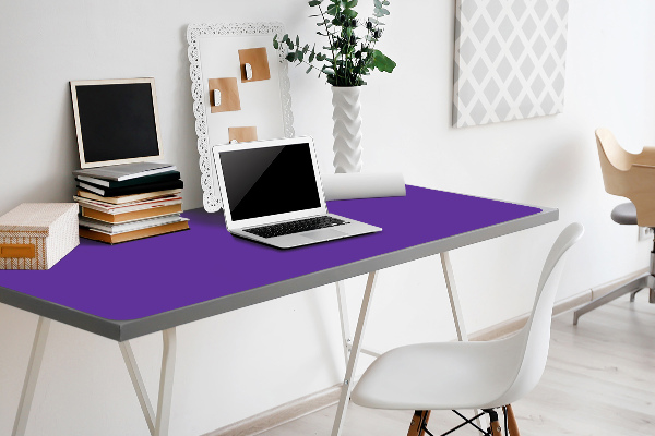 PVC Schreibtischmatte Modrakowy Blue.
