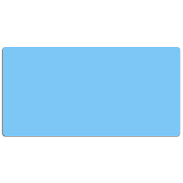 Büro-Schreibtischmatte Pastellblau.