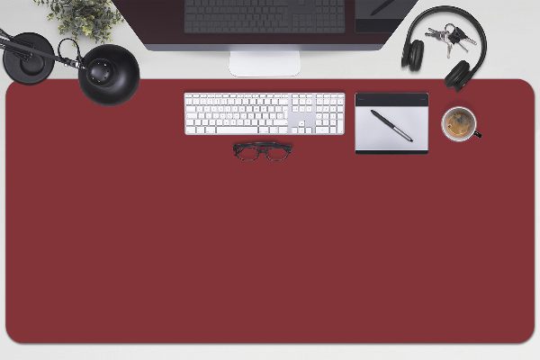 Büro-Schreibtischmatte Lila Rot