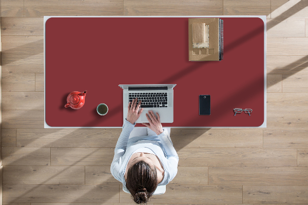 Büro-Schreibtischmatte Lila Rot
