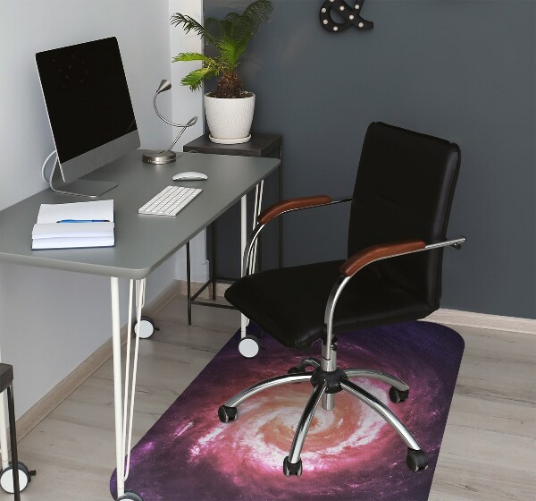Bürostuhlunterlage Kosmischer Wirbel
