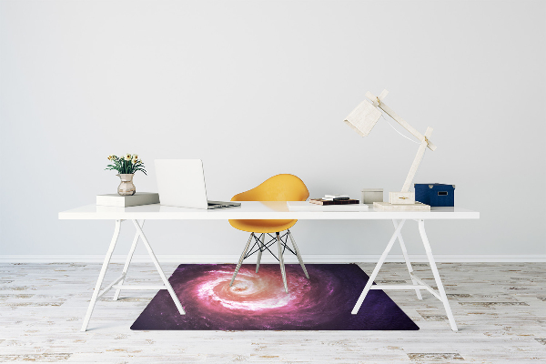Bürostuhlunterlage Kosmischer Wirbel