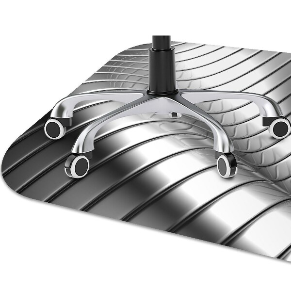 bodenschutzmatte schreibtischstuhl Metallisch