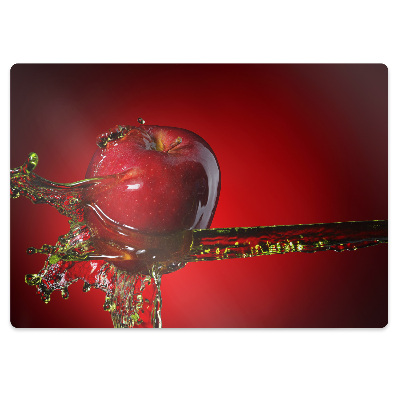 Stuhlmatte für Hartböden Roter Apfel