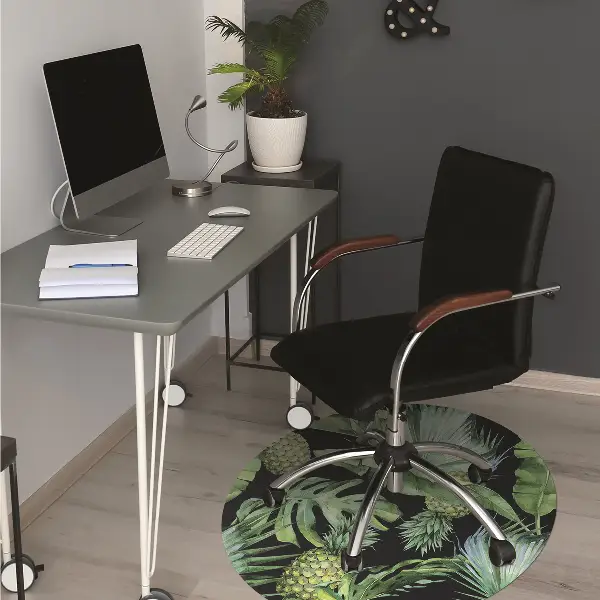 bodenschutzmatte bürostuhl Ananas