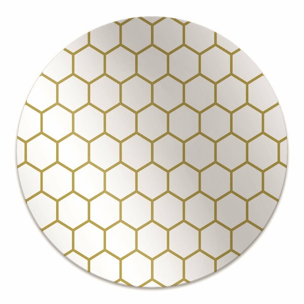 Bürostuhlunterlage Bienenwabe