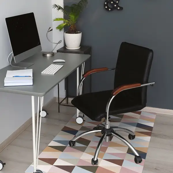 bodenschutzmatte schreibtischstuhl Retro Wandbild