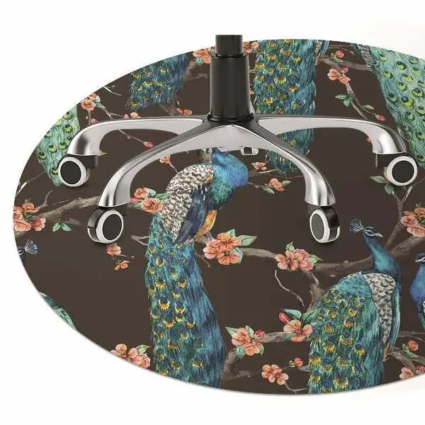 Stuhlmatte Pfau