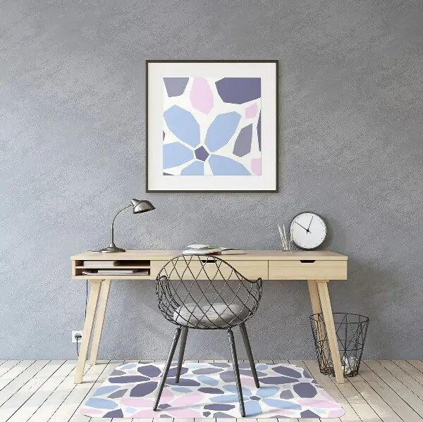Stuhlmatte Geometrische Blumen