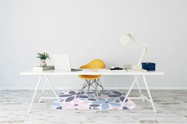 Stuhlmatte Geometrische Blumen
