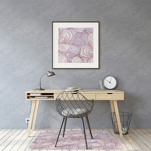 Stuhlunterlage Doodle-Blumen