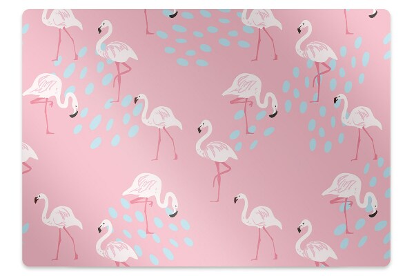 Stuhlunterlage Flamingos