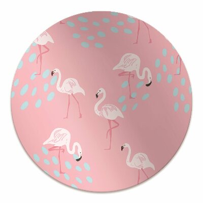 Stuhlunterlage Flamingos