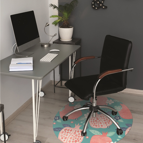 Bürostuhlunterlage Granate