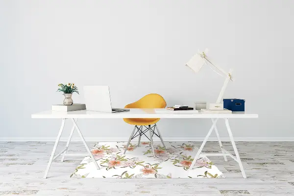 Bürostuhlunterlage Frühlingsblumen
