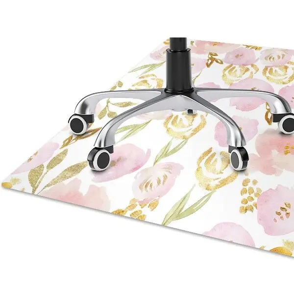 Stuhlmatte Pinke Blumen