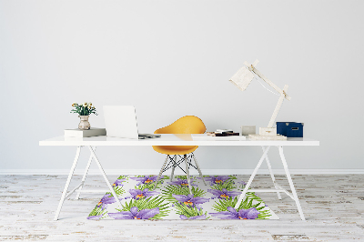 bodenschutzmatte bürostuhl Lilane Blumen