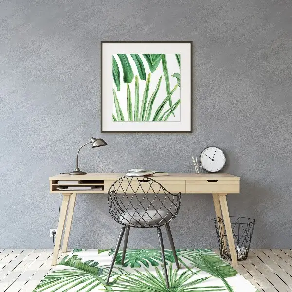 bodenschutzmatte bürostuhl Palm und Monster.