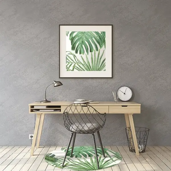 bodenschutzmatte bürostuhl Palm und Monster.
